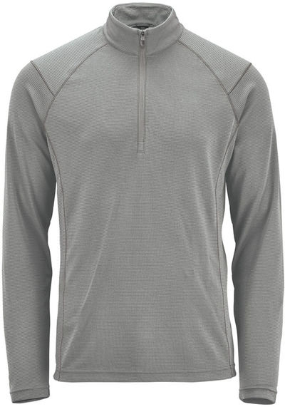 Am image of a Custom Stormtech Mens Mesa Quarter Zip Pullover in Storm Grey!