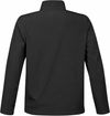 An image of a Custom STORMTECH MENS ORBITER SOFTSHELL in BLACK/ KIWI!