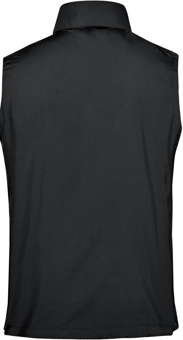 An image of a Custom Stormtech Mens Sierra Lightweight Vest in Black!