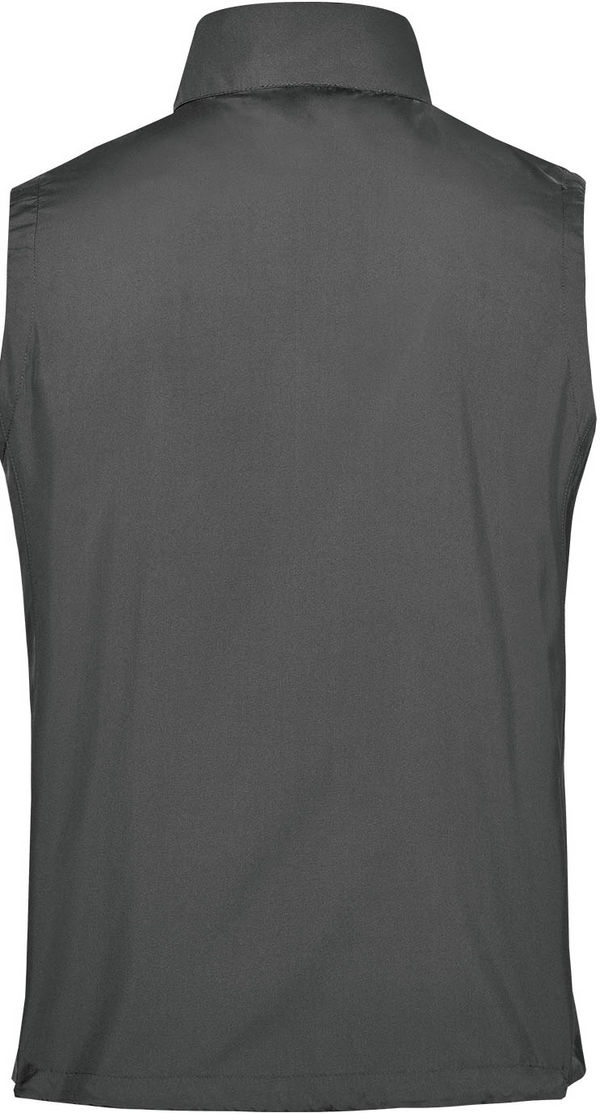 An image of a Custom Stormtech Mens Sierra Lightweight Vest in Granite!