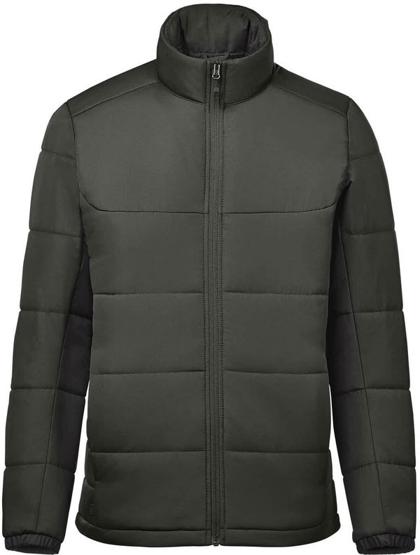 An image of a Custom Stormtech Mens Sierra Quilted Jacket in Granite!
