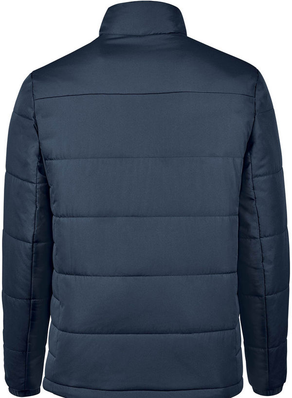 An image of a Custom Stormtech Mens Sierra Quilted Jacket in Navy!