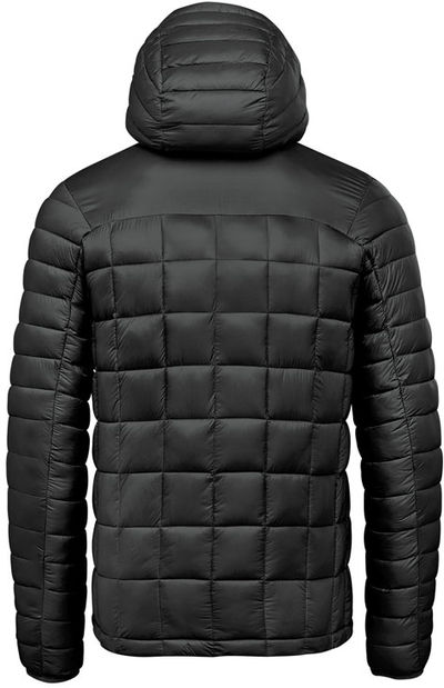 Am image of a Custom Stormtech Mens Tundra Thermal Jacket in Black!