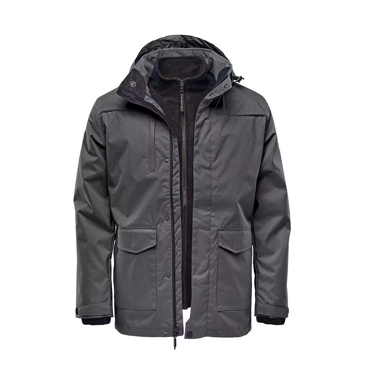 Stormtech Mens Vertex HD 3 in 1 System Parka in GRANITE