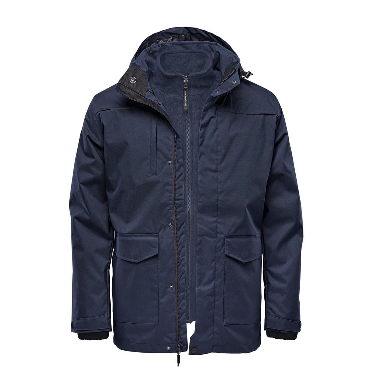 Stormtech Mens Vertex HD 3 in 1 System Parka in NAVY