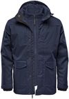 An image of a Custom Stormtech Mens Vertex HD 3 in 1 System Parka in NAVY!