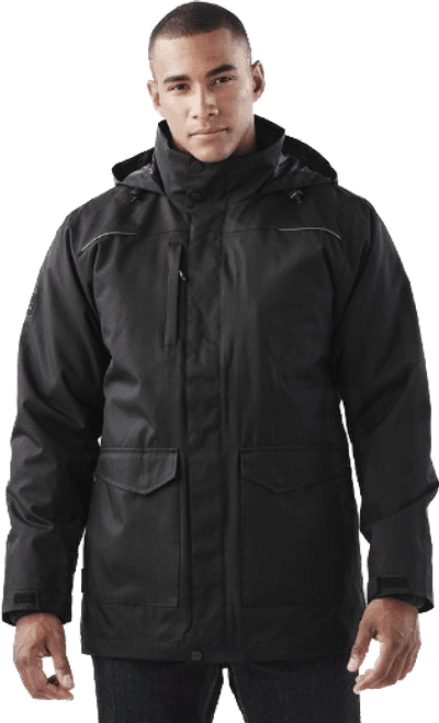 An image of a Custom Stormtech Mens Vertex HD 3 in 1 System Parka!