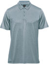 An image of a Custom Stormtech Mens Volante H2X Dry Polo in Retro Blue Heather!
