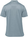 An image of a Custom Stormtech Mens Volante H2X Dry Polo in Retro Blue Heather!