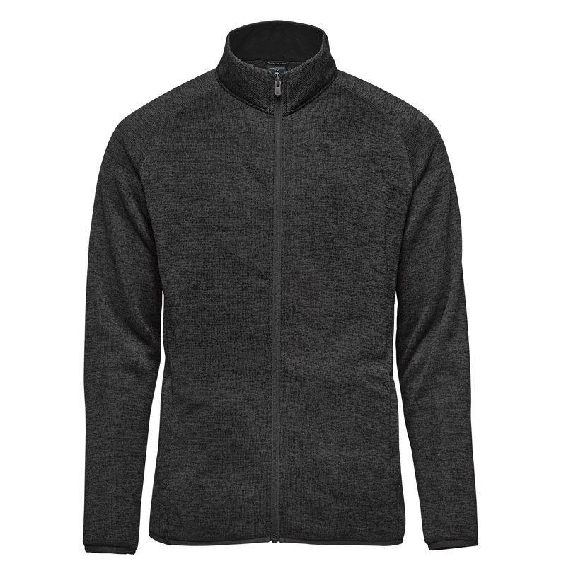Stormtech Mens Yosemite Full Zip Fleece Jacket in Black Heather