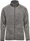 Am image of a Custom Stormtech Mens Yosemite Full Zip Fleece Jacket in Granite Heather!