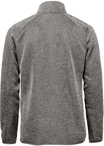 Am image of a Custom Stormtech Mens Yosemite Full Zip Fleece Jacket in Granite Heather!