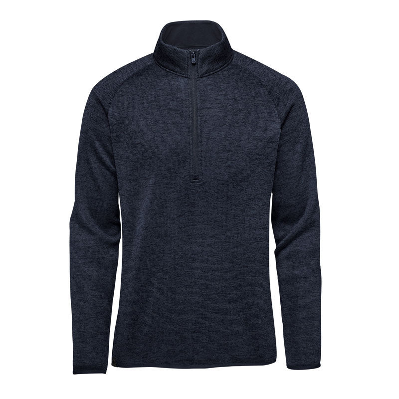 Stormtech Mens Yosemite Half Zip Pullover in Navy Heather