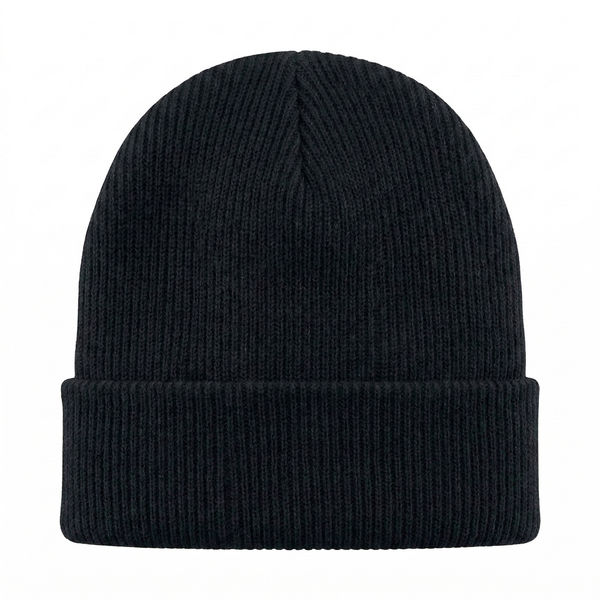 An image of a Custom Stormtech Vintage Knit Beanie in Black!