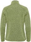 Am image of a Custom Stormtech Women's Avalante Full Zip Fleece Jacket in Sage Green Heather!