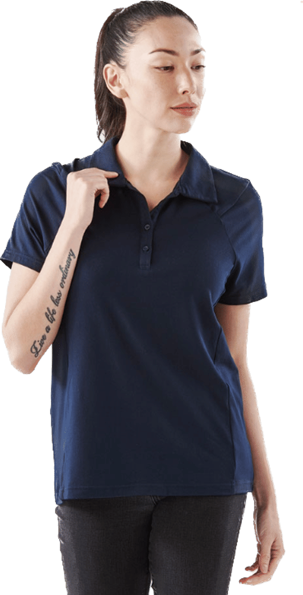 An image of a Custom Stormtech Women's Camino Performance Short Sleeve Polo!