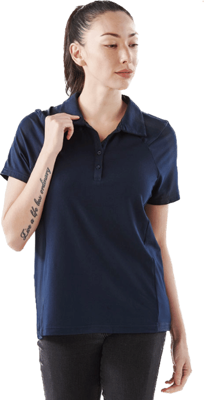 An image of a Custom Stormtech Women's Camino Performance Short Sleeve Polo!