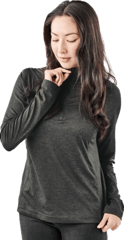 An image of a Custom Stormtech Women's Milano Quarter Zip Pullover!