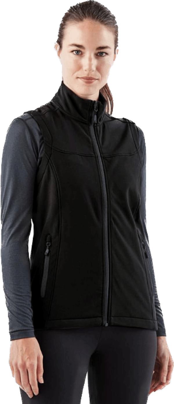 An image of a Custom Stormtech Women's Orbiter Softshell Vest!