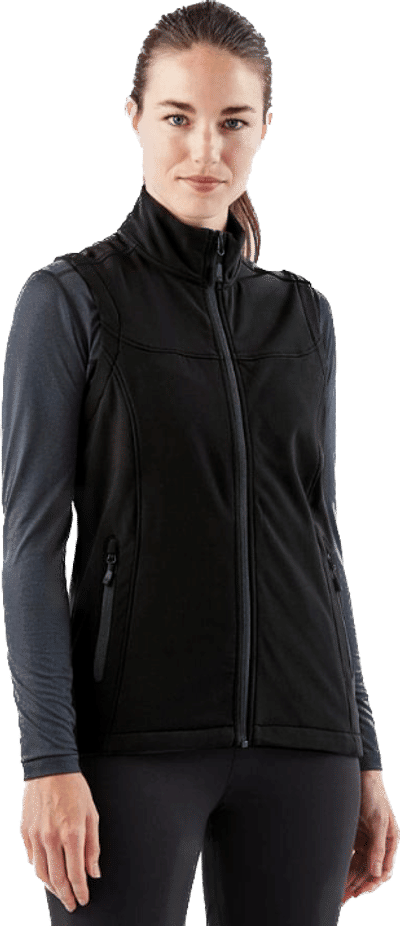 An image of a Custom Stormtech Women's Orbiter Softshell Vest!