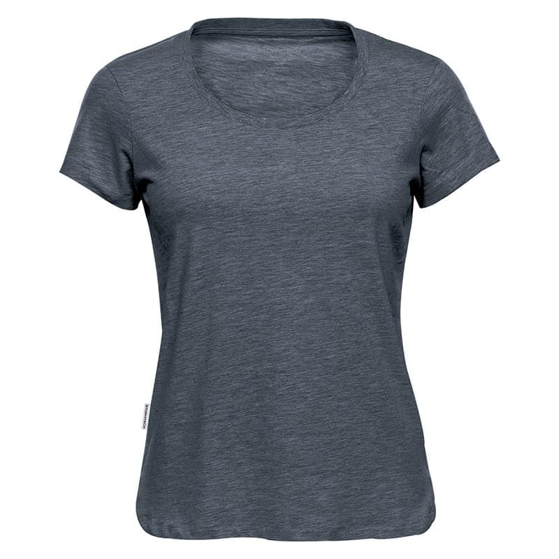 Stormtech Women's Torcello Crew Neck Tee in Denim Heather