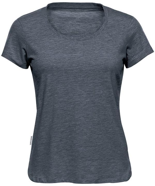 Am image of a Custom Stormtech Women's Torcello Crew Neck Tee in Denim Heather!
