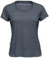 Am image of a Custom Stormtech Women's Torcello Crew Neck Tee in Denim Heather!
