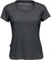 Am image of a Custom Stormtech Women's Torcello Crew Neck Tee in Graphite Heather!