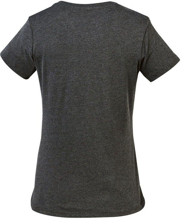 Am image of a Custom Stormtech Women's Torcello Crew Neck Tee in Graphite Heather!