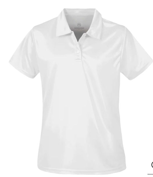 Stormtech Women's Treeline Performance Short Sleeve Polo in White