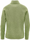 An image of a Custom Stormtech Womens Avalante Quarter Zip Pullover in Sage Green Heather!