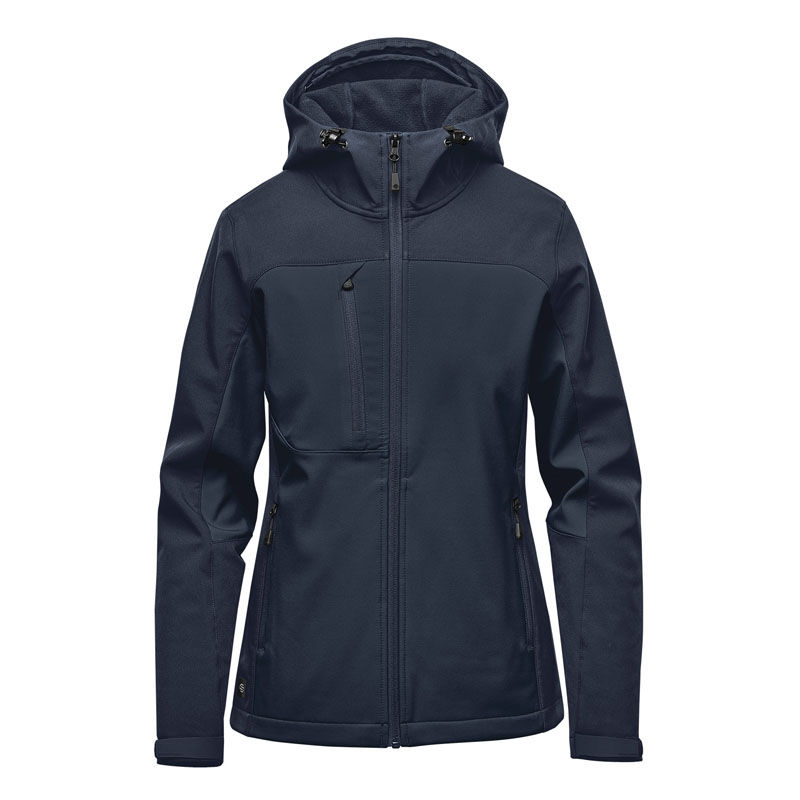 Stormtech Womens Cascades Softshell Hoody in Navy/Navy