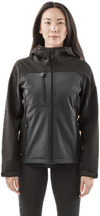 An image of a Custom Stormtech Womens Cascades Softshell Hoody!