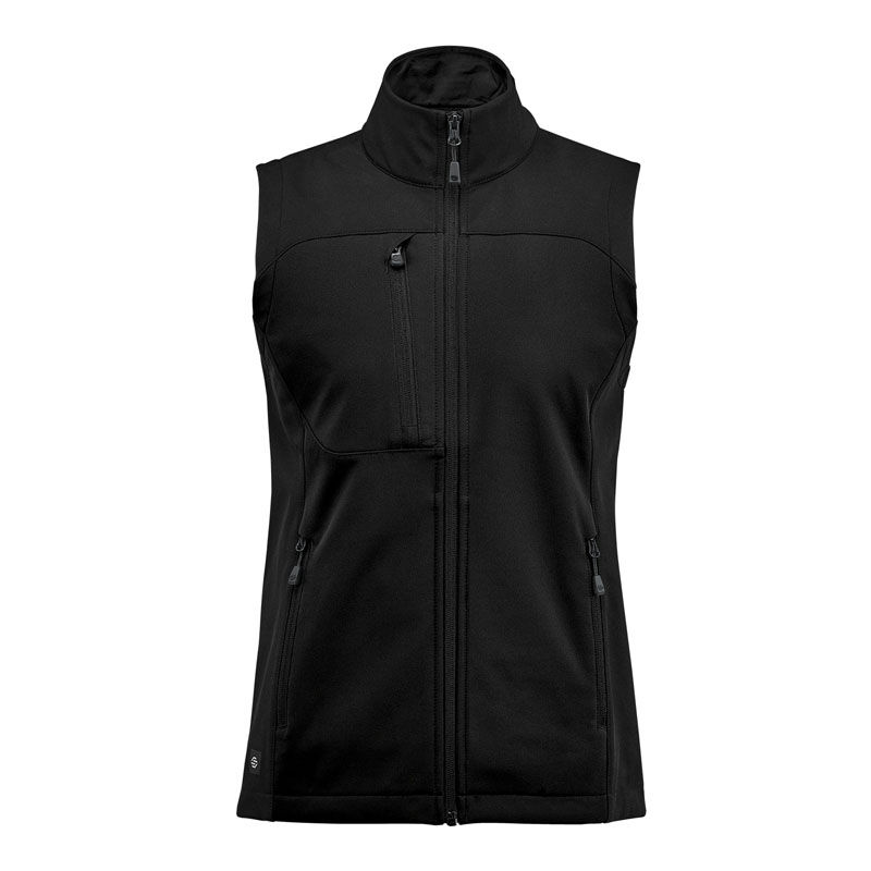 Stormtech Womens Cascades Softshell Vest in Black