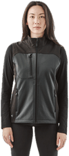 An image of a Custom Stormtech Womens Cascades Softshell Vest!