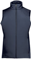 Am image of a Custom Stormtech Womens Cascadia Thermal Vest in Midnight!