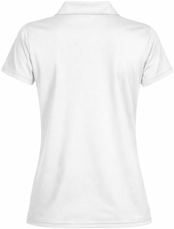An image of a Custom STORMTECH WOMENS ECLIPSE H2X DRY PIQUE POLO in White!