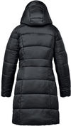 Am image of a Custom Stormtech Womens Elkridge Parka in Black!