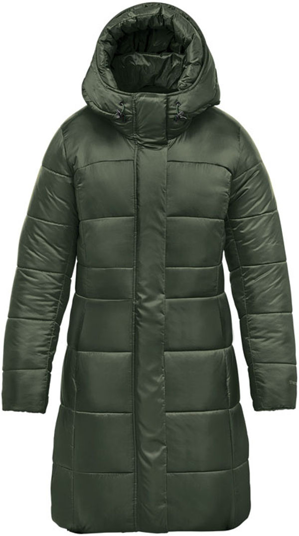 An image of a Custom Stormtech Womens Elkridge Parka in Cypress!