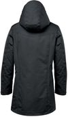 An image of a Custom Stormtech Womens Fairbanks 5 in 1 System Jacket in Black!