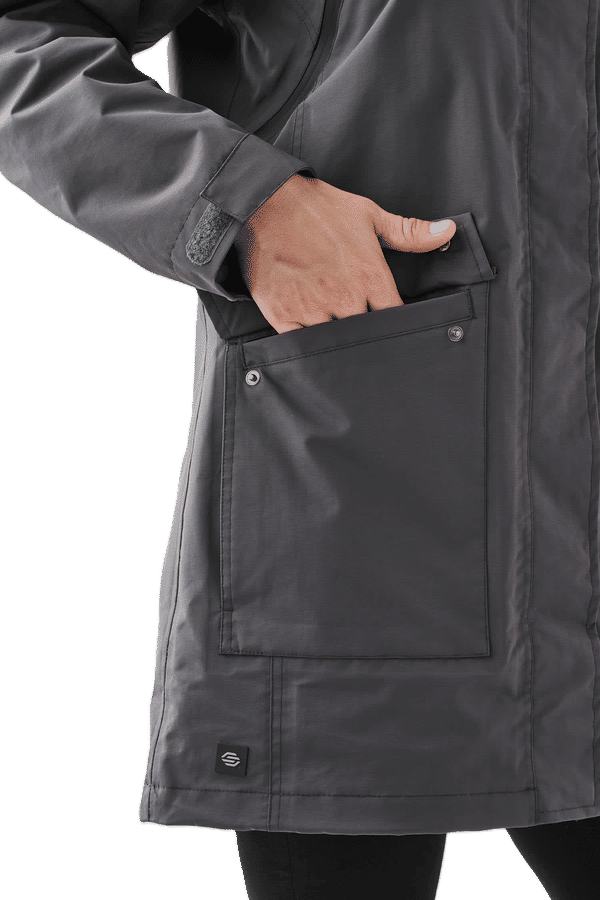 An image of a Custom Stormtech Womens Fairbanks 5 in 1 System Jacket!