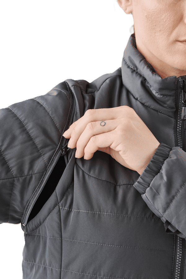 An image of a Custom Stormtech Womens Fairbanks 5 in 1 System Jacket!