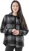 An image of a Custom Stormtech Womens Highland Plaid Shacket!