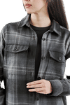 An image of a Custom Stormtech Womens Highland Plaid Shacket!
