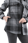 An image of a Custom Stormtech Womens Highland Plaid Shacket!