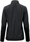 Am image of a Custom Stormtech Womens Mesa Quarter Zip Pullover in Black!