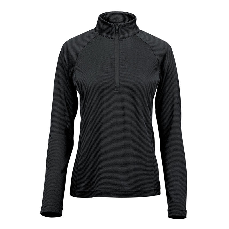 Stormtech Womens Mesa Quarter Zip Pullover in Black