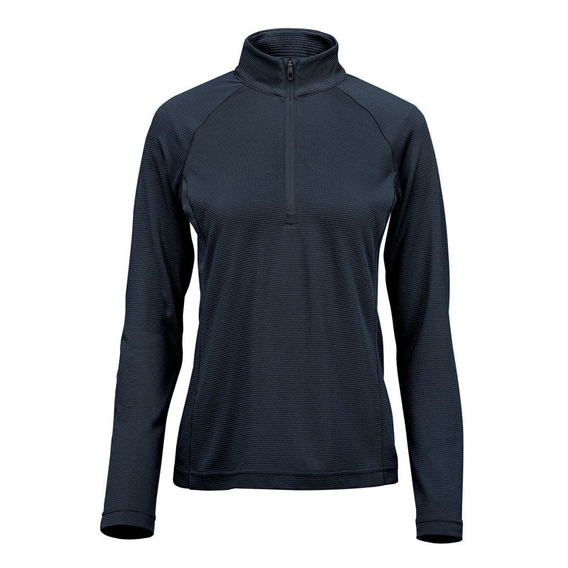 Stormtech Womens Mesa Quarter Zip Pullover in Navy
