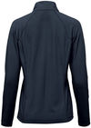 Am image of a Custom Stormtech Womens Mesa Quarter Zip Pullover in Navy!