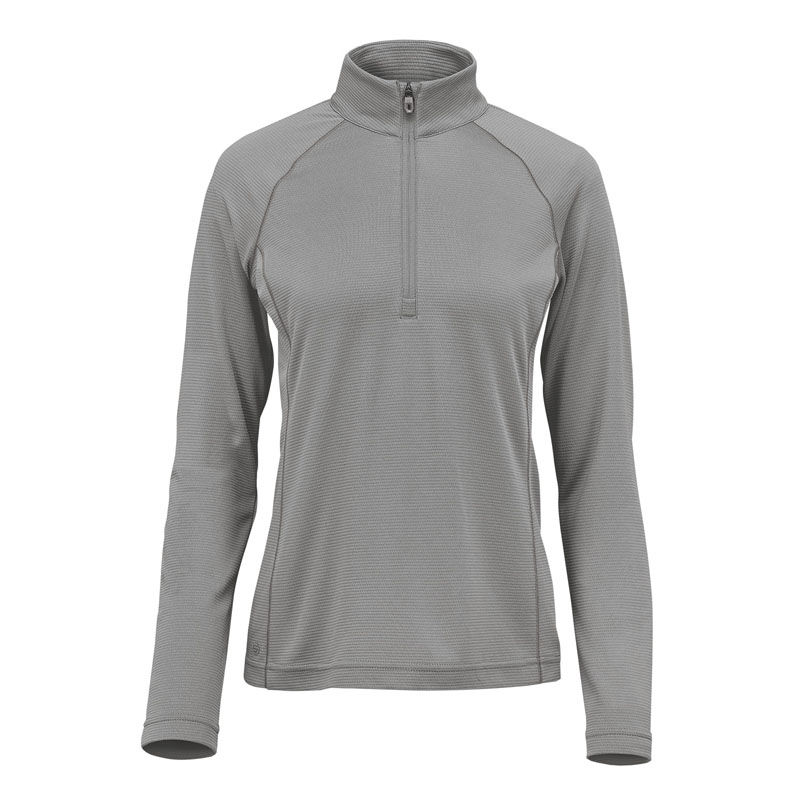 Stormtech Womens Mesa Quarter Zip Pullover in Storm Grey